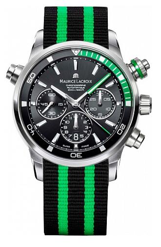 Maurice Lacroix Pontos Chronograph S Green PT6018-SS002-331-1 Replica Watch